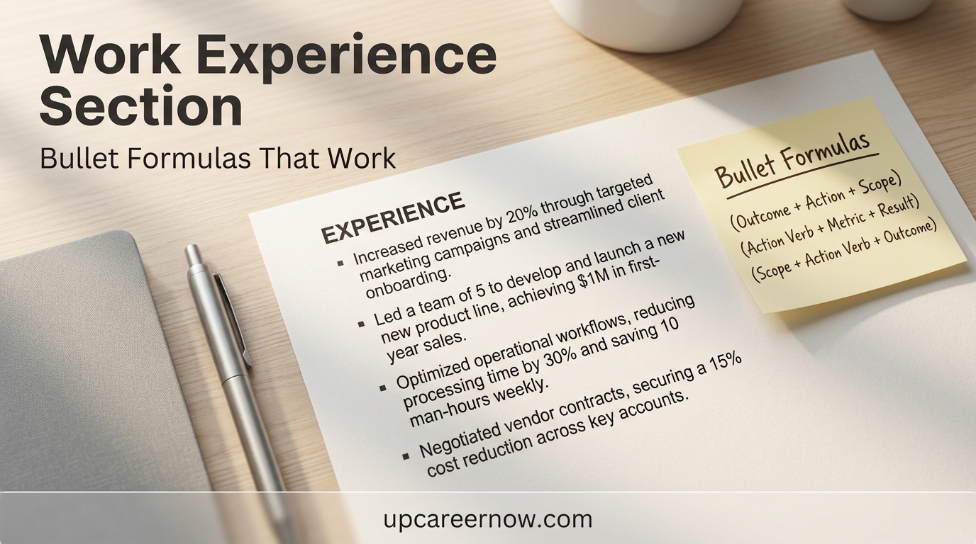 Work Experience Section