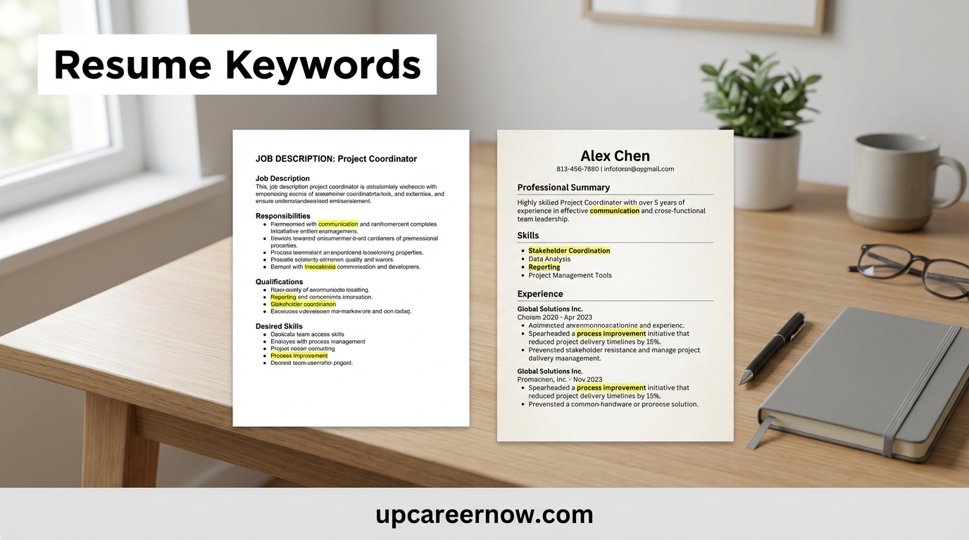 resume keywords